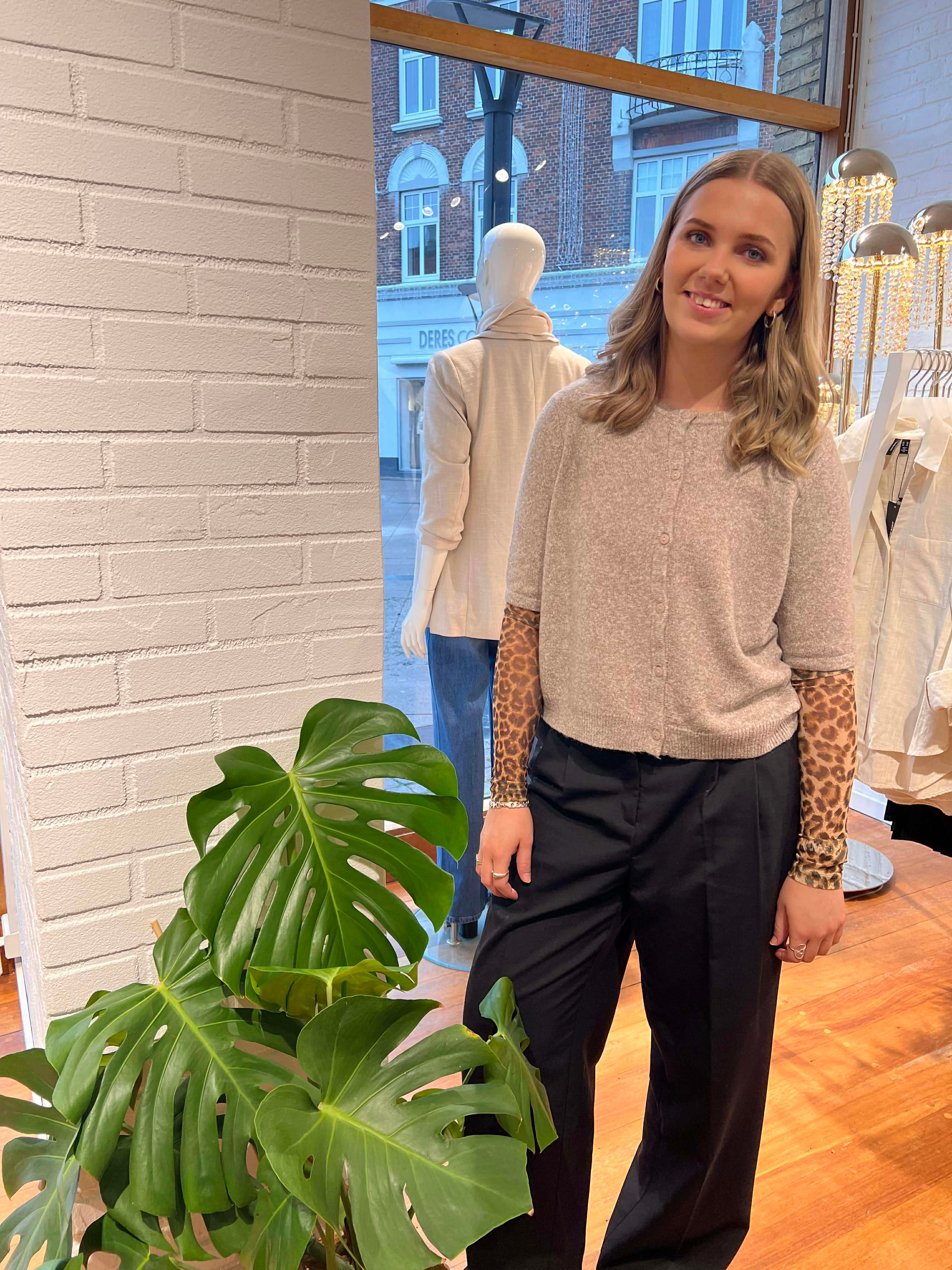 VMDOFFY SS Knit Cardigan - Moon Rock